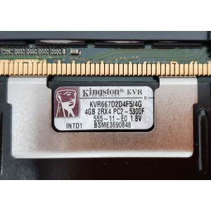 Memoria servidor de 16Gb (4) / 4GB 2RX4 PC2 - 5300F 555 - 11 - E0 1.8V