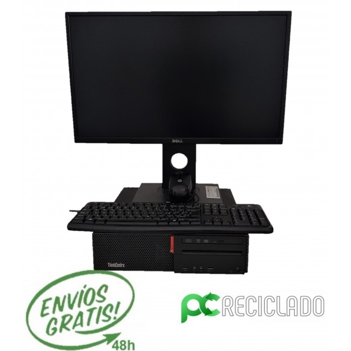Ordenador completo - Equipo (LENOVO M700) + Monitor DELL 24" + TECLADO + RATÓN
