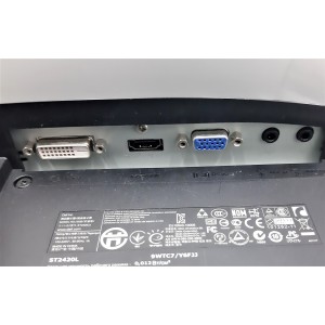 Monitor DELL 24" FULL HD con HDMI, VGA, DVI - (ST2420L)