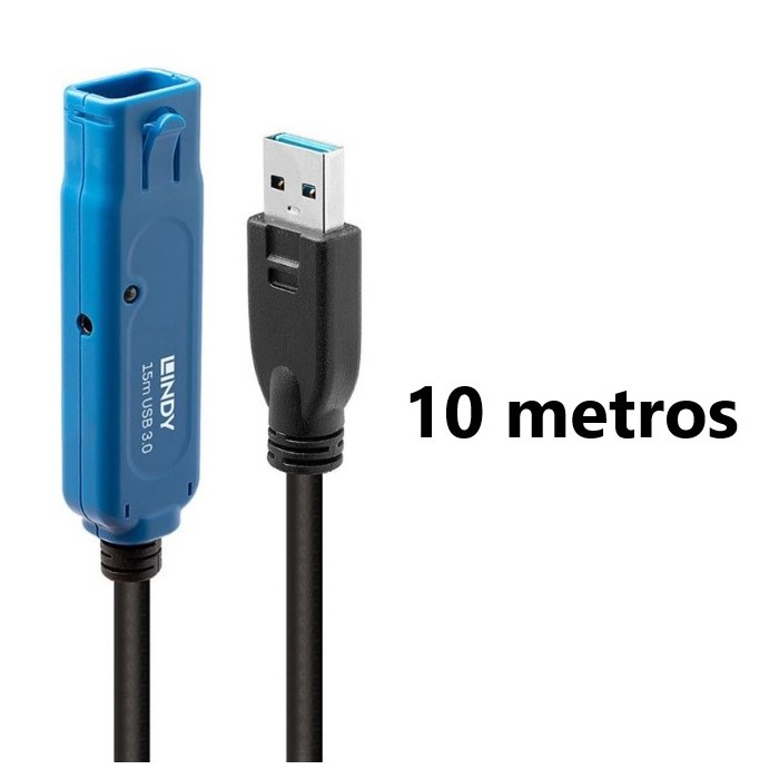 10 METROS CABLE ALARGADOR USB 3.0 MACHO - HEMBRA (LINDY 43157)15