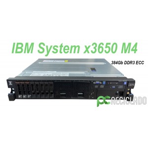 IBM System X3650 M4 - x2 (E5-2697 V2) 3.5Ghz/ 384Gb RAM x3 900GB SAS + 2x 10G LAN