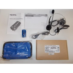 Nortel NTEX14MBE6 Mobile USB Headset Adapter con Monoaural Headset